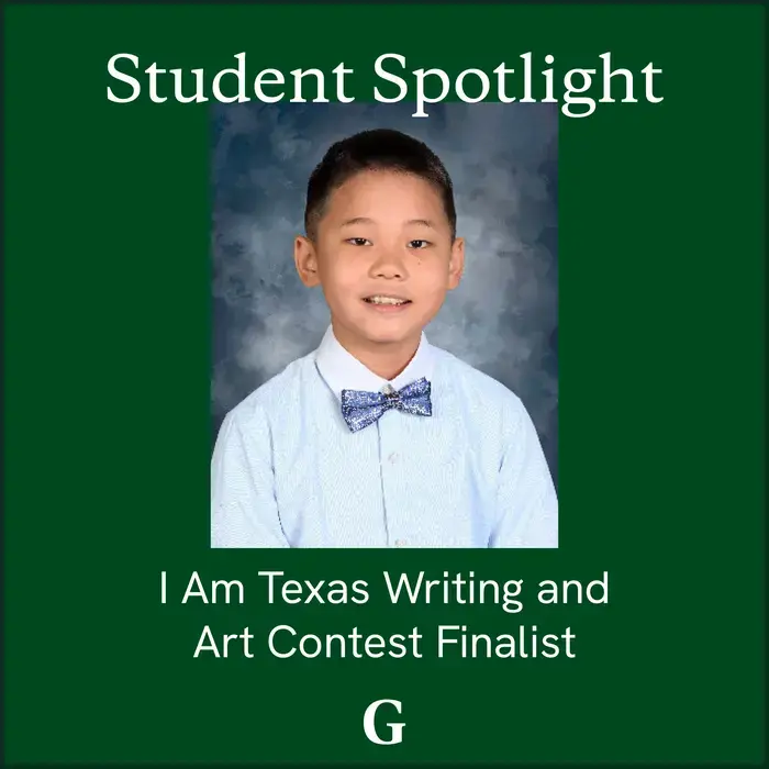 Student Named Finalist in Texas Writing and Art Contest